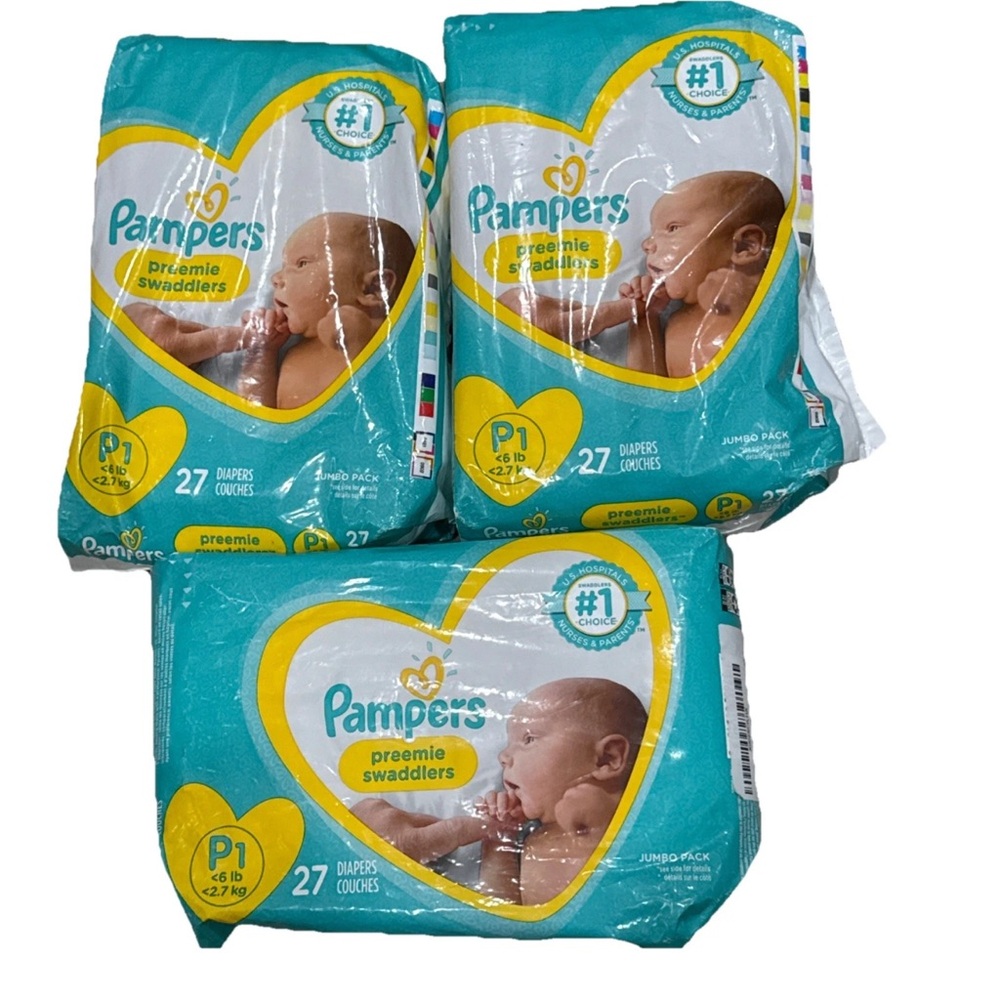 Pampers Preemie Swaddlers Diapers